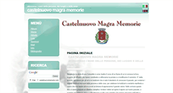 Desktop Screenshot of castelnuovomemorie.com