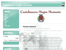 Tablet Screenshot of castelnuovomemorie.com